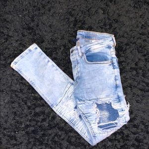 Ripped h&m skinny jeans